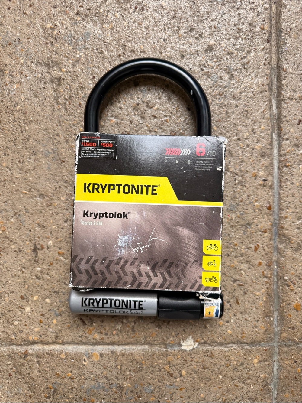 LAST DAY SALE Kryptonite Kryptolok U-Lock
